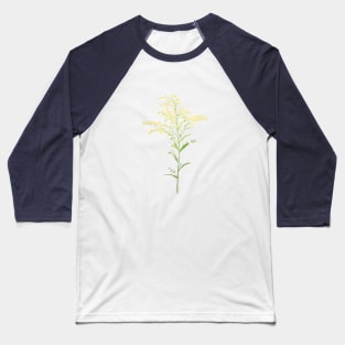 yellow early goldenrod watercolor painting Baseball T-Shirt